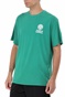 FRANKLIN & MARSHALL-Ανδρικό t-shirt FRANKLIN & MARSHALL πράσινο