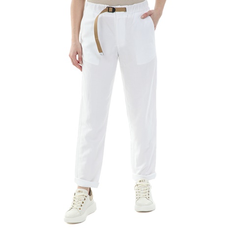 WHITE SAND-Γυναικείο παντελόνι WHITE SAND λευκό