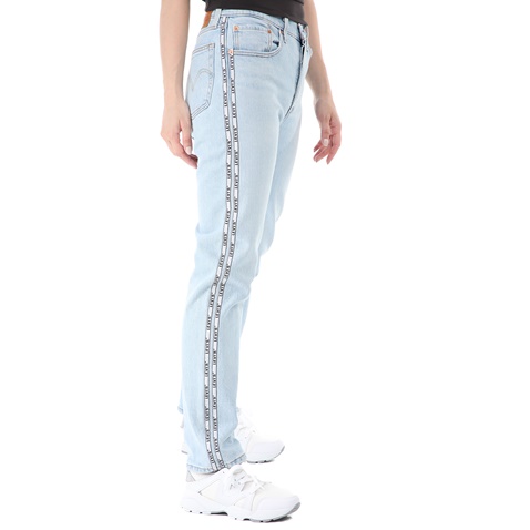 LEVI'S-Γυναικείο cropped jean παντελόνι LEVI'S 501 CROP DIBS μπλε
