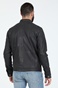 GABBA-Ανδρικό δερμάτινο jacket GABBA Benton Black Leather Jacket μαύρο