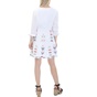 BY MALINA-Γυναικείο mini φόρεμα BY MALINA ELENA DRESS λευκό