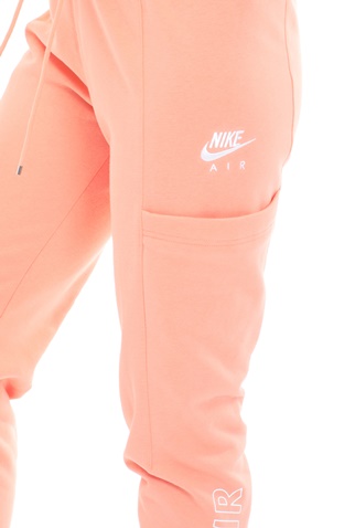 NIKE-Γυναικείο παντελόνι φόρμας NIKE NSW AIR PANT FLC MR πορτοκαλί