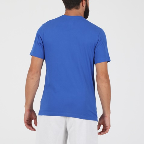 NIKE-Ανδρικό t-shirt NIKE DRY TEE RUN TORT HMR μπλε