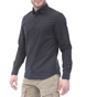 CR7-Ανδρικό πουκάμισο CR7 Long Sleeve Shirts-Regular μαύρο
