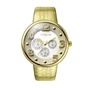 VOGUE-Γυναικείο ρολόι με δερμάτινο λουράκι VOGUE χρυσό