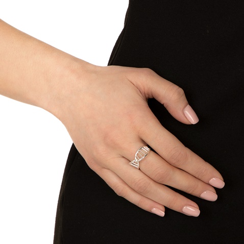 FOLLI FOLLIE-Γυναικείο ασημένιο δαχτυλίδι FOLLI FOLLIE Style DNA
