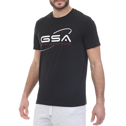 GSA-Ανδρικό t-shirt GSA ORGANIC PLUS SPACE TEE μαύρο