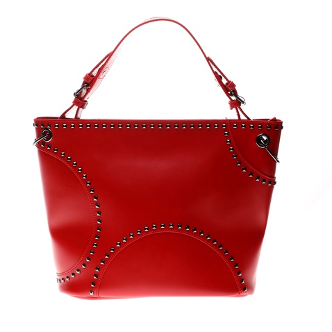 FOLLI FOLLIE-Γυναικεία τσάντα ώμου FOLLI FOLLIE κόκκινη