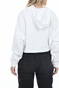 adidas Originals-Γυναικεία cropped φούτερ μπλούζα adidas Originals BB CP λευκή