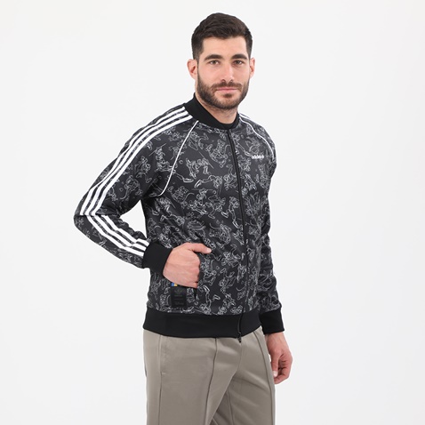 adidas Originals-Ανδρικό jacket adidas Originals GOOFY μαύρο λευκό