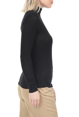 SCOTCH & SODA-Γυναικεία μπλούζα με ζιβάγκο SCOTCH & SODA μαύρη