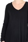 AMERICAN VINTAGE-Γυναικεία μακρυμάνικη μπλούζα AMERICAN VINTAGE μαύρη 