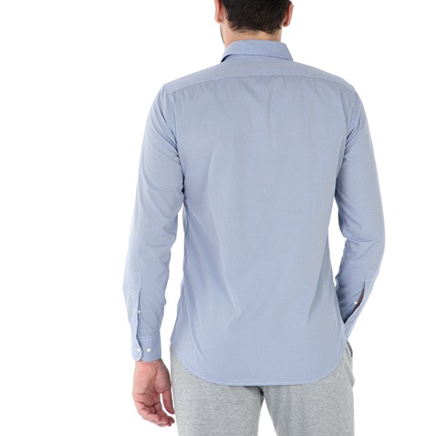 BROOKSFIELD-Ανδρικό μακρυμάνικο πουκάμισο  BROOKSFIELD SHIRT γαλάζιο