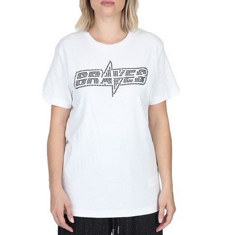 DIESEL-Γυναικείο t-shirt DIESEL T-FLAVIA-Y MAGLIETTA λευκό