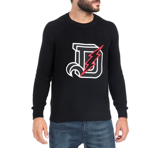 DIESEL-Ανδρικό πουλόβερ DIESEL K-SPIN μαύρο