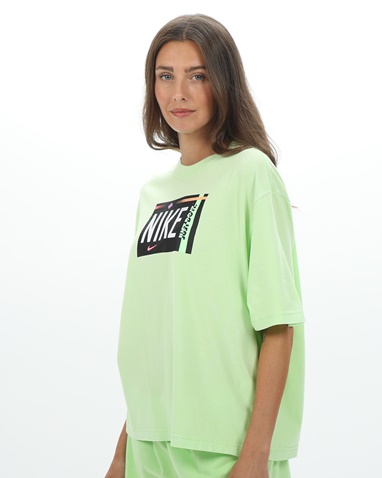 NIKE-Γυναικείο t-shirt NIKE DD1233 W NSW TEE WASH πράσινο