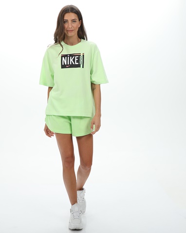 NIKE-Γυναικείο t-shirt NIKE DD1233 W NSW TEE WASH πράσινο