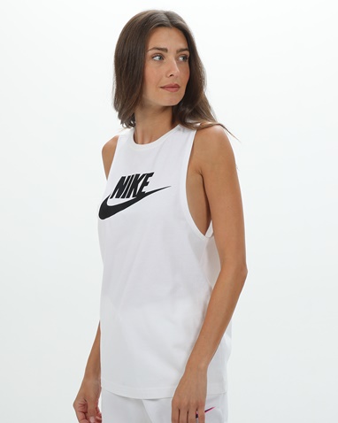 NIKE-Γυναικεία μπλούζα NIKE NSW TANK MSCL FUTURA NEW λευκή