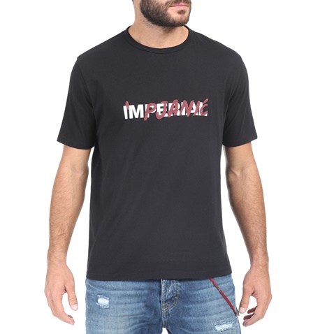 IMPERIAL-Ανδρικό t-shirt IMPERIAL μαύρο
