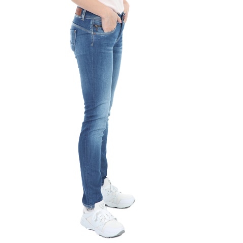 PEPE JEANS-Γυναικείο τζιν παντελόνι PEPE JEANS NEW BROOKE μπλε