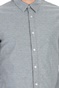 CALVIN KLEIN JEANS-Ανδρικό πουκάμισο CALVIN KLEIN JEANS WASHED DOBBY SLIM γκρι