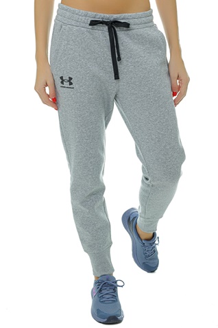 UNDER ARMOUR-Γυναικείο παντελόνι φόρμας UNDER ARMOUR Rival Fleece Joggers γκρι