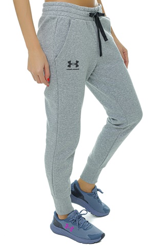 UNDER ARMOUR-Γυναικείο παντελόνι φόρμας UNDER ARMOUR Rival Fleece Joggers γκρι