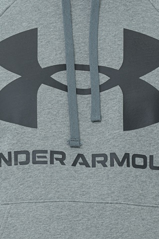 UNDER ARMOUR-Ανδρική φούτερ μπλούζα UNDER ARMOUR 1357093 UA Rival Fleece Big Logo γκρι