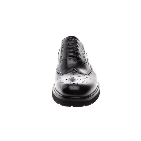 19V69 ITALIA-Ανδρικά δετά brogues παπούτσια 19V69 ITALIA μαύρα