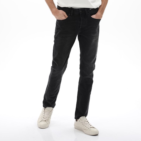 UNIFORM-Ανδρικό jean παντελόνι UNIFORM IBANEZ 7-UM0070.766.BL.044 μαύρο