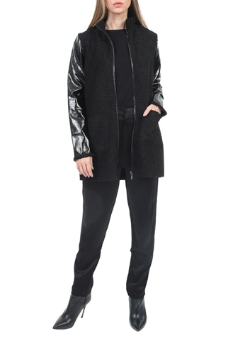 LA DOLLS-Γυναικείο jacket LA DOLLS MORITZ μαύρο
