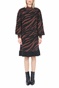 KOCCA-Γυναικείο mini φόρεμα KOCCA GUARDIAN μαύρο καφέ