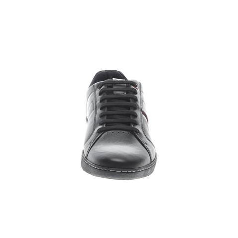 PEGADA-Ανδρικά δερμάτινα sneakers PEGADA μαύρα
