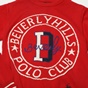 BEVERLY HILLS POLO CLUB-Παιδικό πουλόβερ BEVERLY HILLS POLO CLUB BHP.0W1.011.464 κόκκινο