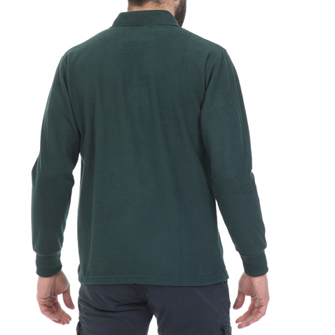 CATAMARAN SAILWEAR-Ανδρική polo μπλούζα CATAMARAN SAILWEAR πράσινη (μεγάλα μεγέθη)