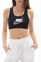 NIKE-Γυναικείο αθλητικό μπουστάκι NIKE DM0579 W NK DF SWSH CB FUTURA GX BRA μαύρο