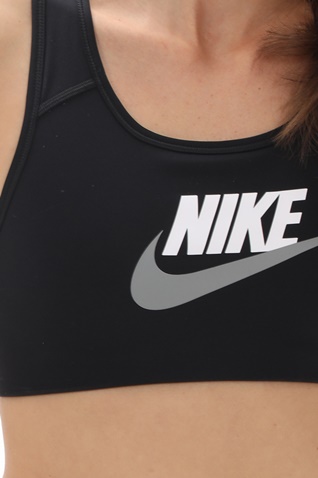 NIKE-Γυναικείο αθλητικό μπουστάκι NIKE DM0579 W NK DF SWSH CB FUTURA GX BRA μαύρο