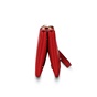 FOLLI FOLLIE-Γυναικείο δερμάτινο τσαντάκι καρπού FOLLI FOLLIE Mini Discoveries κόκκινο