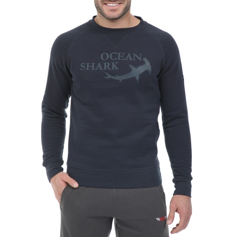OCEAN SHARK-Ανδρική φούτερ μπλούζα OCEAN SHARK μπλε