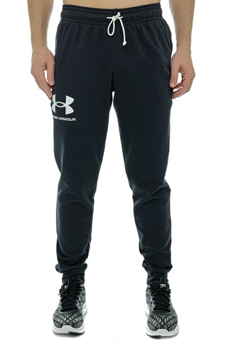 UNDER ARMOUR-Ανδρικό παντελόνι φόρμας UNDER ARMOUR RIVAL TERRY JOGGER μαύρο