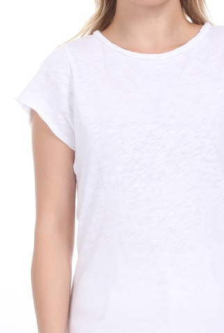 AMERICAN VINTAGE-Γυναικεία μπλούζα AMERICAN VINTAGE λευκή