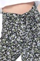 TOMMY HILFIGER-Γυναικεία παντελόνα TOMMY HILFIGER μαύρη floral
