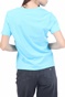 TOMMY HILFIGER-Γυναικείο t-shirt TOMMY HILFIGER REGULAR EMBROIDERED FLAG μπλε