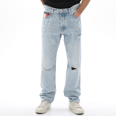 TOMMY HILFIGER-Ανδρικό jean παντελόνι TOMMY HILFIGER DM0DM10289 ETHAN RLXD STRAIGHT μπλε