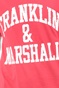 FRANKLIN & MARSHALL-Ανδρικό t-shirt FRANKLIN & MARSHALL κόκκινο