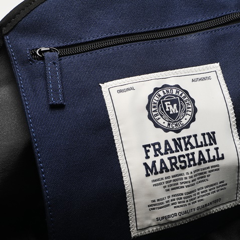 FRANKLIN & MARSHALL-Unisex σακίδιο πλάτης Franklin & Marshall  JU3000.000.A0154 μπλε