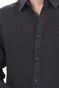 SCOTCH & SODA-Ανδρικό πουκάμισο SCOTCH & SODA REGULAR FIT- Garment-dyed line μαύρο