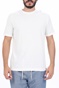 SCOTCH & SODA-Ανδρικό t-shirt SCOTCH & SODA Classic solid organic cotton λευκό