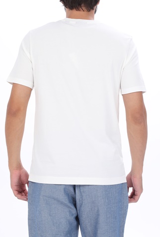 SCOTCH & SODA-Ανδρικό t-shirt SCOTCH & SODA Classic solid organic cotton λευκό