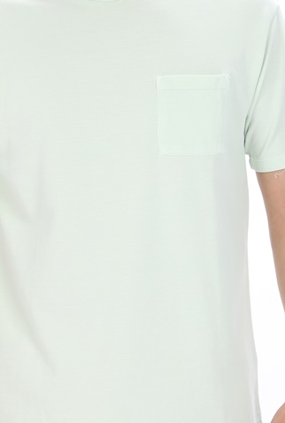 SCOTCH & SODA-Ανδρικό t-shirt SCOTCH & SODA Organic cotton garment-dyed γαλάζιο